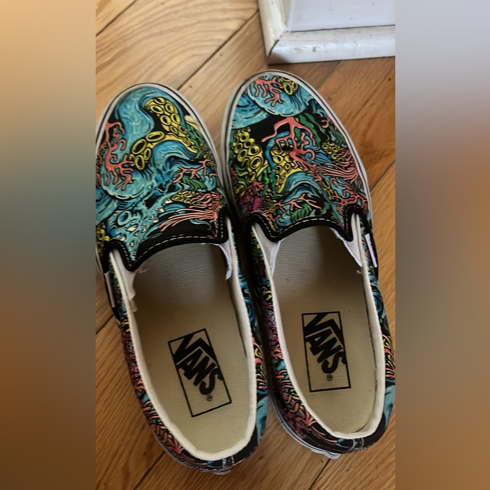 Vans Psychedelic Multicolor Slip-Ons